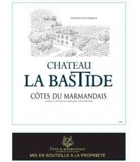 Château La Bastide Blanc, AOC Cotes du Marmandais 2018, 750ml