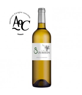 Le Blanc de Soubiran, AOC Cotes du Marmandais 2018, 750ml