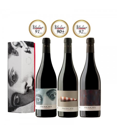Paisajes - Miguel Angel de Gregorio Paisajes Wine Set, 3 X 750ml Paisajes - Miguel Angel de Gregorio Paisajes Wine Set, 3 X 750ml