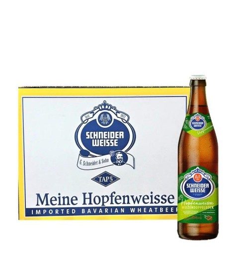 Schneider Weisse TAP 5 Mein Hopfenweisse 500ml Bottle x 20/cs Schneider Weisse TAP 5 Mein Hopfenweisse 500ml Bottle x 20/cs