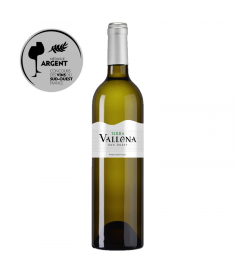 Terra Vallona Blanc, Sud Ouest IGP Comte Tolosan, 2018, 750ml Terra Vallona Blanc, Sud Ouest IGP Comte Tolosan, 2018, 750ml