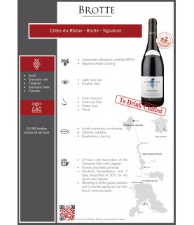 Brotte - Thibault Signature, Cotes du Rhone, 2021, 750ml