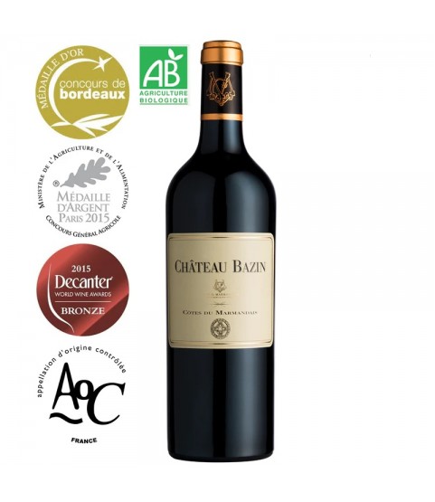 Château Bazin Rouge, AOC Cotes du Marmandais 2019, 750ml (OWC)