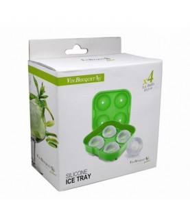 Ice tray 4 rocks-silicone & ABS Vin Bouquet, Spain