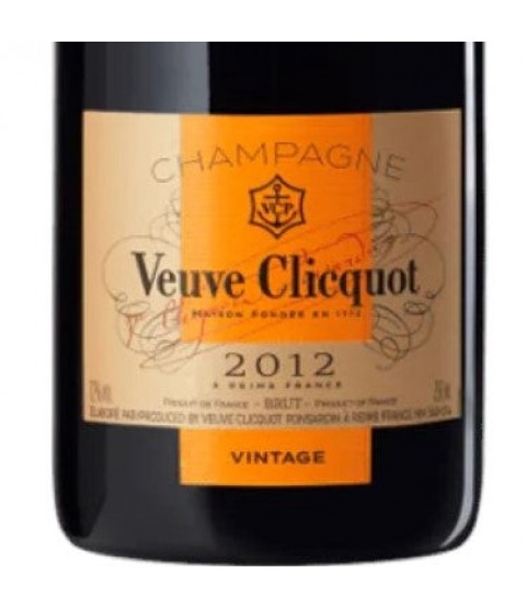 Veuve Clicquot Brut Vintage 2012, 750ml France, Champagne Veuve Clicquot Brut Vintage 2012, 750ml France, Champagne