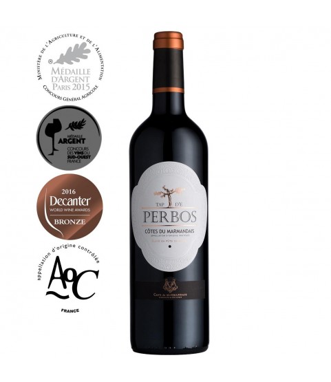 Tap d'e Perbos, AOC Cotes du Marmandais 2019, 750ml Tap d'e Perbos, AOC Cotes du Marmandais 2019, 750ml