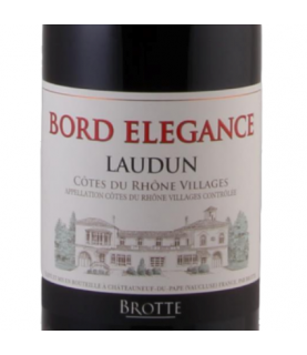 Brotte - Bord Elegance Laudun, AOC Cotes du Rhone Villages, 2018, 750ml