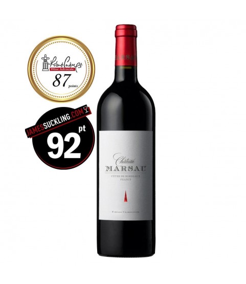 Chateau Marsau, Francs Cotes de Bordeaux, 2014, 750ml