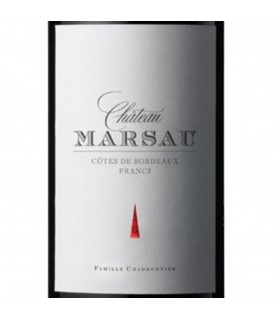 Chateau Marsau, Francs Cotes de Bordeaux, 2014, 750ml