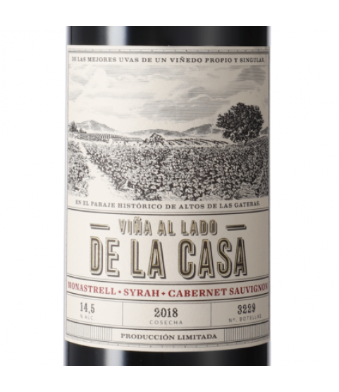 Vina al lado de la Casa, Yecla, 2018, 750ml