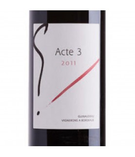 Guinaudeau G Acte 3, Bordeaux Superieur, 2011, 750ml