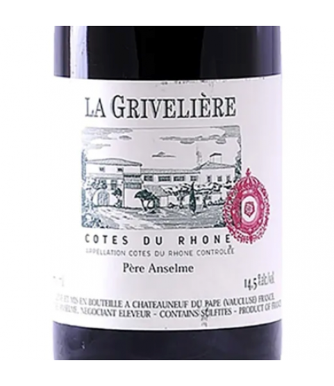 Brotte - La Griveliere, AOP Cotes du Rhone, 2019, 750ml Brotte - La Griveliere, AOP Cotes du Rhone, 2019, 750ml