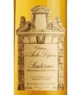 Chateau d'Arche Lafaurie, Sauternes Grand Cru 2005 (OWC), JR 17.5 375ml Sauternes, France